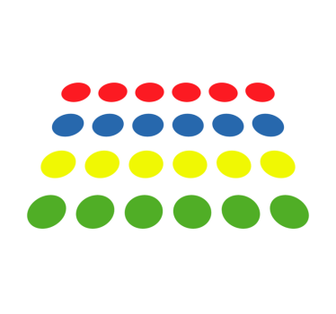 Twister game vinyl carpet - TenStickers