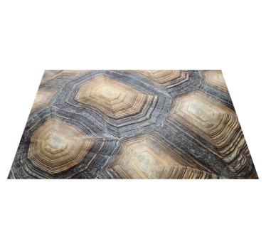 Turtle Shell animal print vinyl carpet - TenStickers