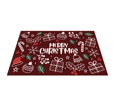 merry christmas funny vinylrugs green carpet - TenStickers