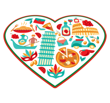 italian most famous icons contemporary rugs - TenStickers