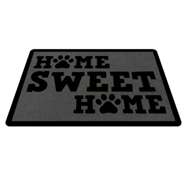 Home sweet home with paws bespoke rugs - TenStickers