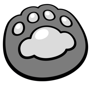 Black and white dogstooth animal print carpet - TenStickers