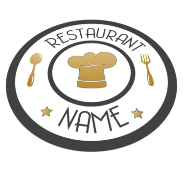 Personnalised restaurant name personalised vinyl rug - TenStickers
