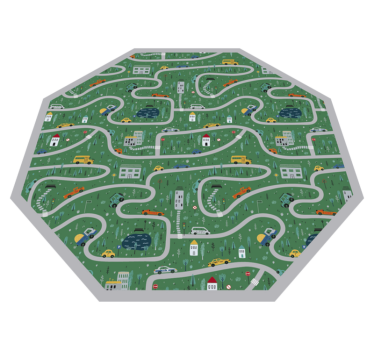 roads road mat - TenStickers