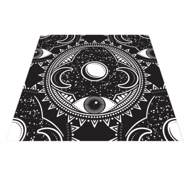 Mandala zodiac theme  mat - TenStickers