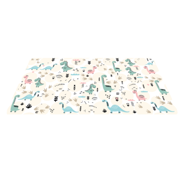 dinosaur prints pattern  animal print carpet - TenStickers