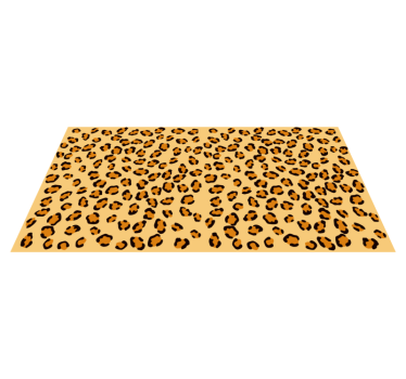 Cheetah print animal vinyl print carpet - TenStickers