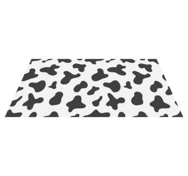 Cow print animal print carpet - TenStickers