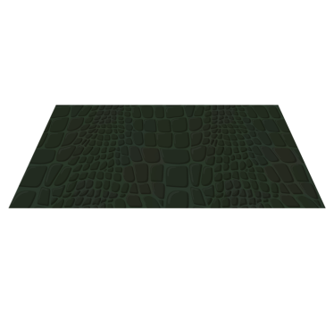 Crocodile Textured Surface animal print vinyl rug - TenStickers