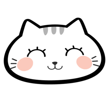 Happy cat face vinyl carpet - TenStickers