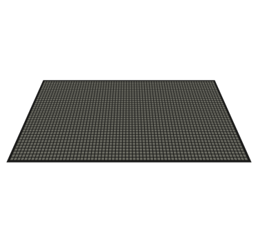Gray squares geometric carpets - TenStickers