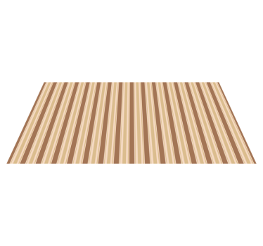 Beige barcode stripes rug - TenStickers