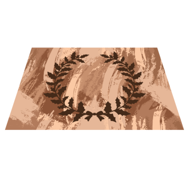 Camouflage Elegance animal print vinyl rug - TenStickers