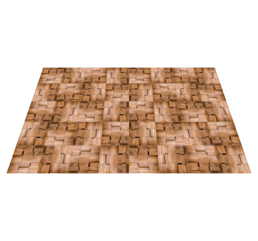 Wooden plank american wallnut wood effect vinyl flooring - TenStickers