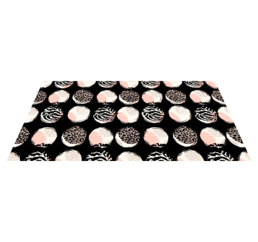 Abstract geometric leopard pattern animal print carpet - TenStickers