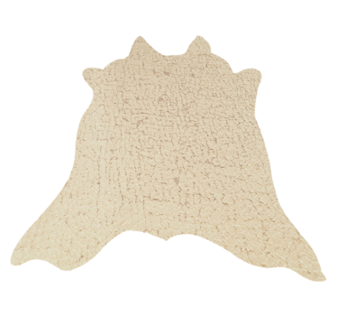 Beige cow animal print carpet - TenStickers