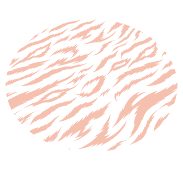 Pink animal print animal print carpet - TenStickers