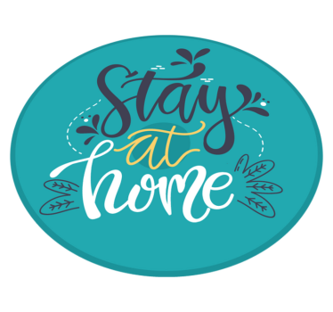 Stay at home bespoke mat - TenStickers