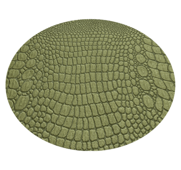 Crocodile skin texture circular mat - TenStickers