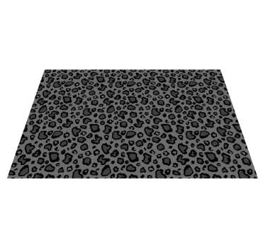 Leopard Skin Look animal print vinyl rug - TenStickers