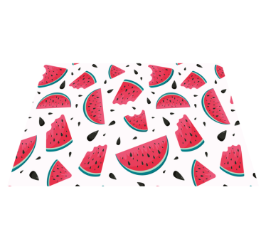 Watermelon Slice Spread playroom carpet - TenStickers