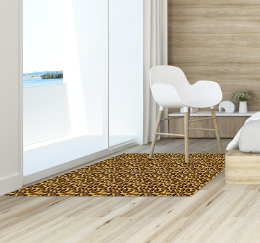 Leopard skin animal print vinyl carpet - TenStickers