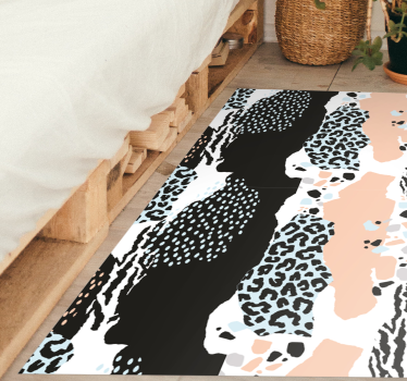 Elegant leopard skin animal print carpet - TenStickers