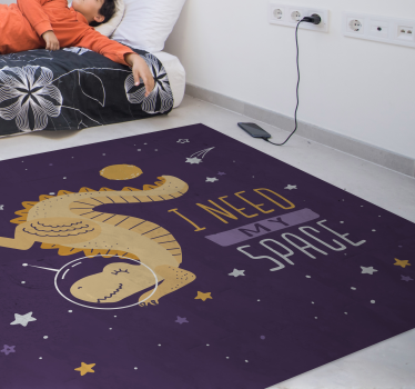 I need my space dinosaur vinyl mat - TenStickers