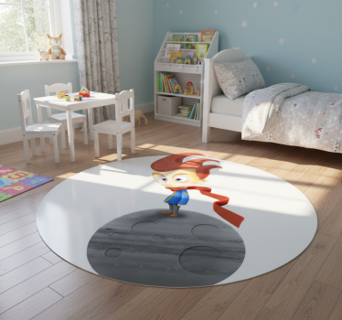 Kids vinyl rug portable little prince adhesive - TenStickers