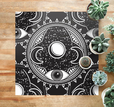 Mandala zodiac theme  mat - TenStickers