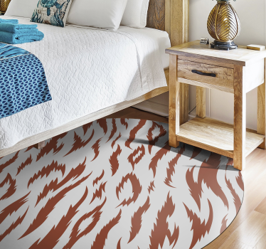 Pink animal print animal print carpet - TenStickers