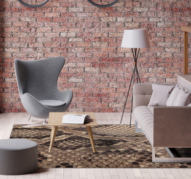 Snakeskin animal print vinyl carpet - TenStickers