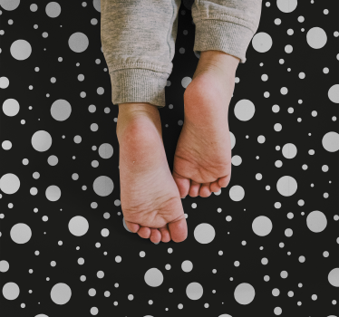 style kids with small and big dots nordic style rugs - TenStickers