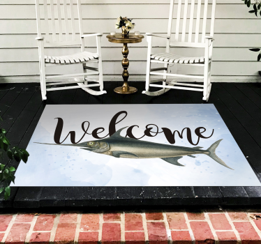 Swordfish welcome entrance hall vinyl carpet - TenStickers