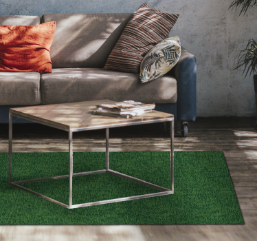 vinyl rug realistic grass nature carpet - TenStickers