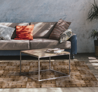 Wooden plank american wallnut wood effect vinyl flooring - TenStickers