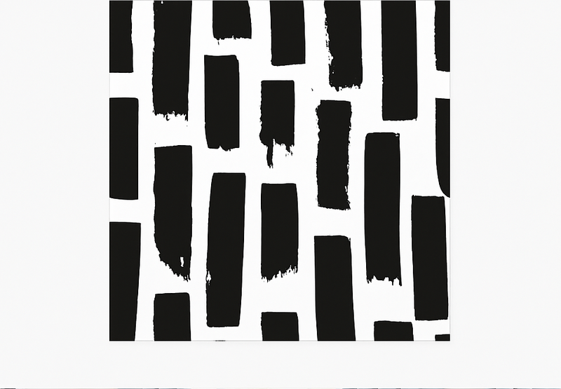 Modern paint strokes square vinyl rug - TenStickers