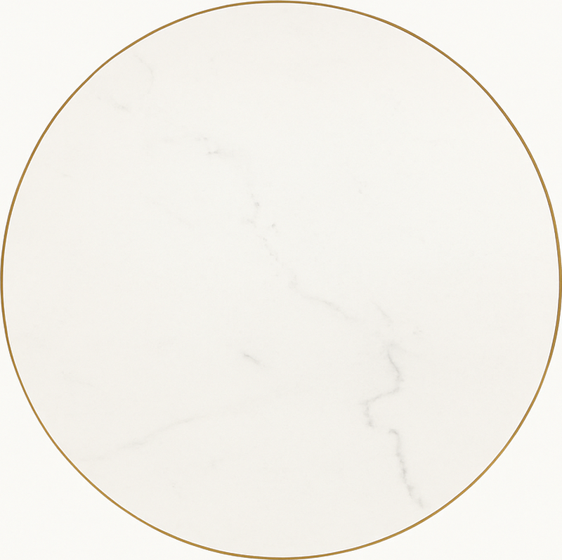 White Marble Vein dining room vinyl rug - TenStickers