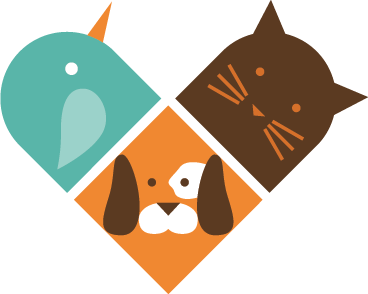 Colorful animal faces animal vinyl rug - TenStickers