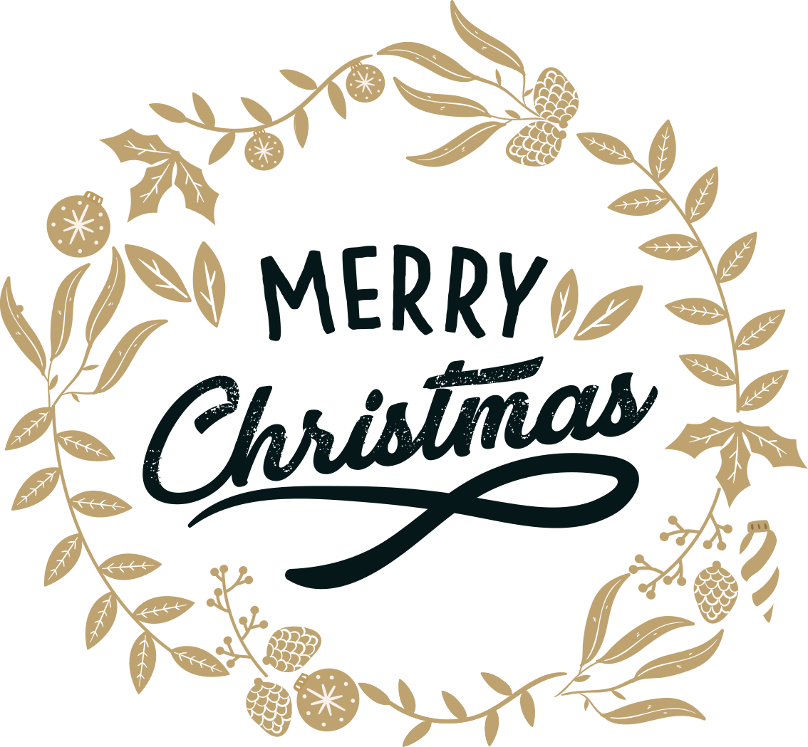 Christmas vinyl rug floral embroidery design - TenStickers