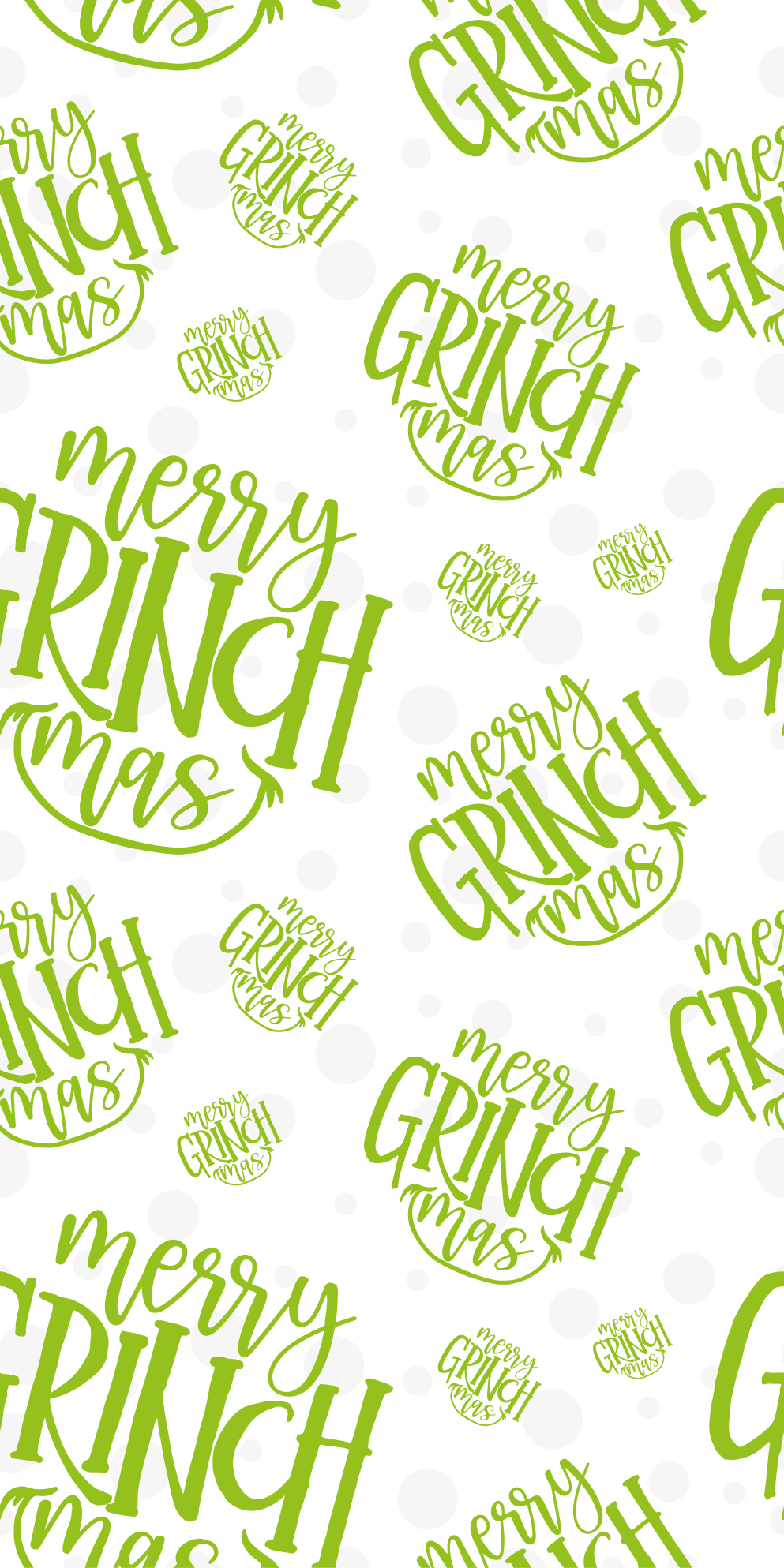 Christmas vinyl rug merry grinchmas design - TenStickers