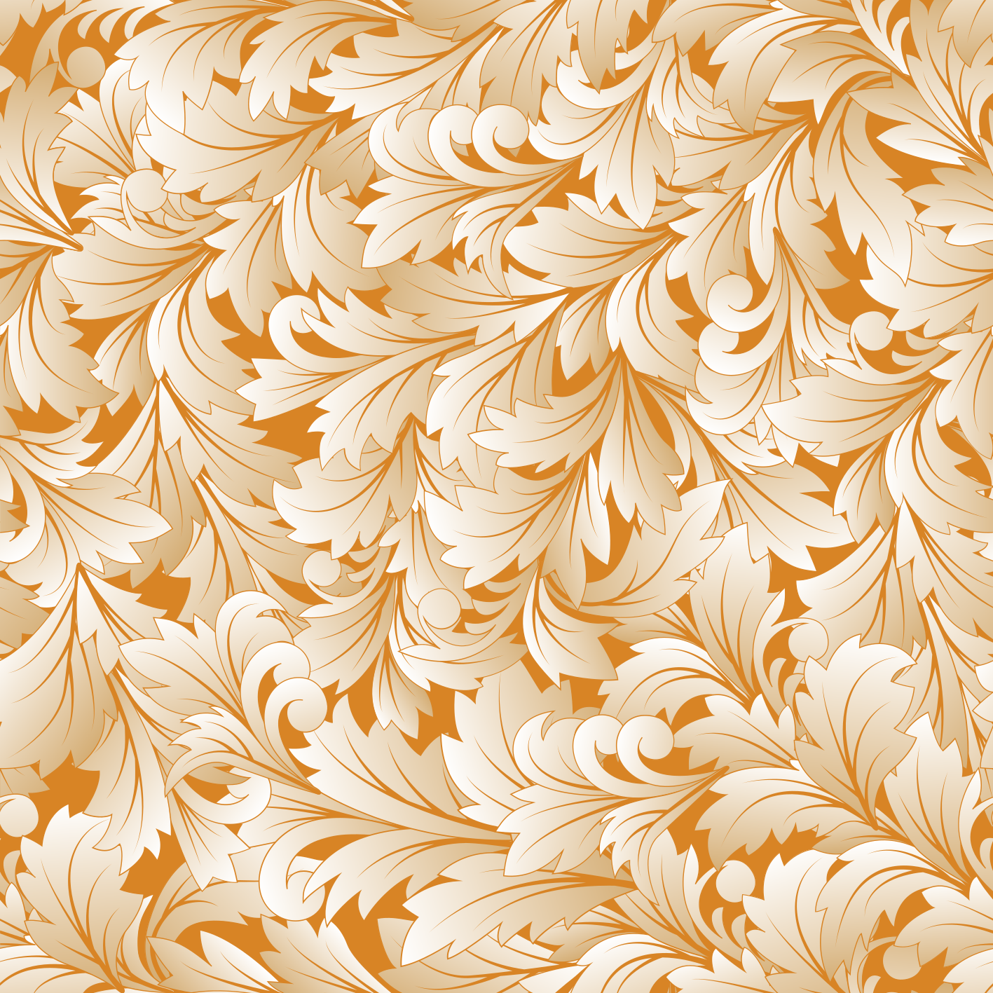 Floral vinyl rug with elegant floral design - TenStickers