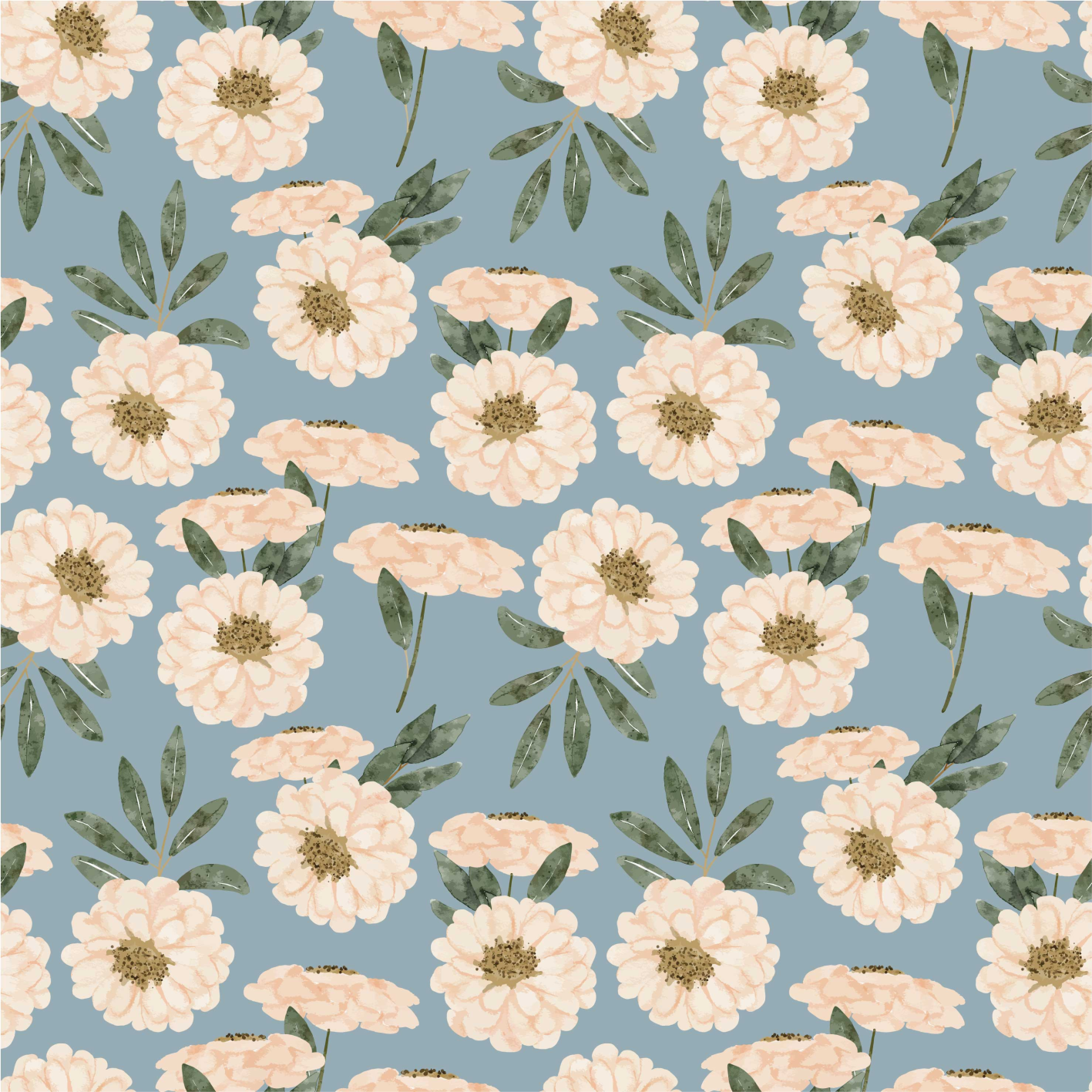 Exotic paint floral vinyl rug - TenStickers