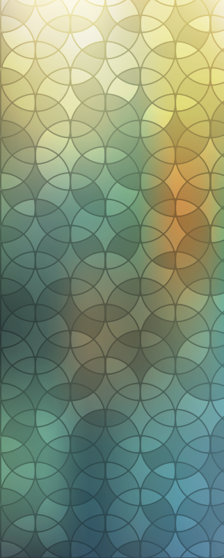 Bathroom vinyl rug with 3d glass effect design - TenStickers