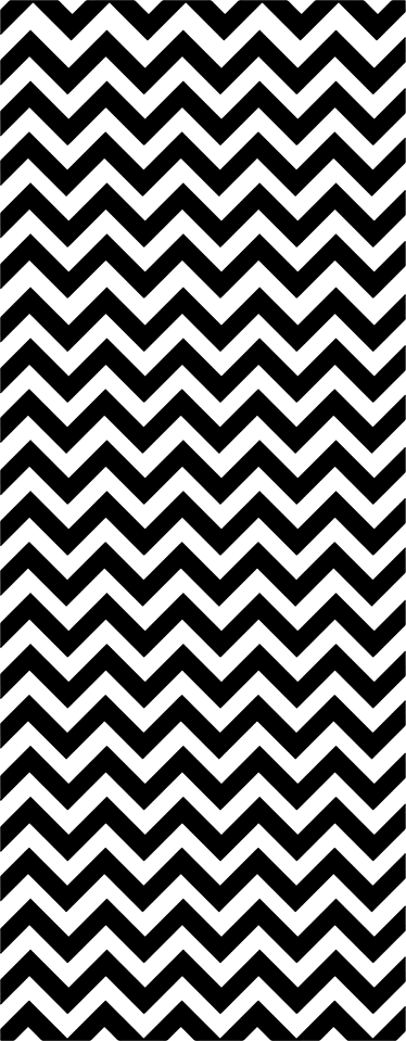 Bathroom vinyl rug with triangle lines - TenStickers