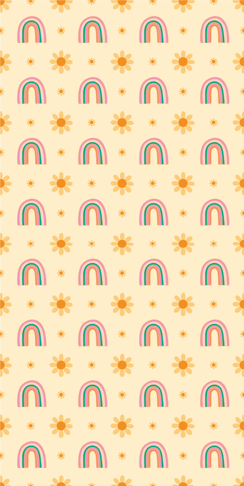 Flower rug blooming with colors - TenStickers
