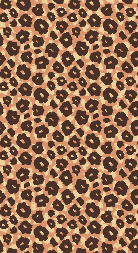 Animal print vinyl rug velvety classic leopard style - TenStickers
