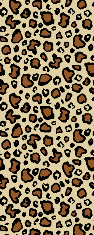 Classic leopard animal print animal print vinyl rug - TenStickers