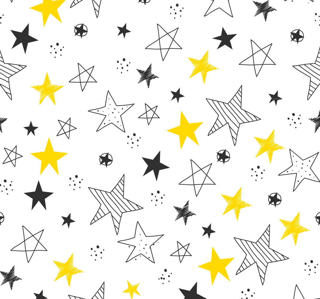 Star vinyl rug with rock'n'roll design - TenStickers