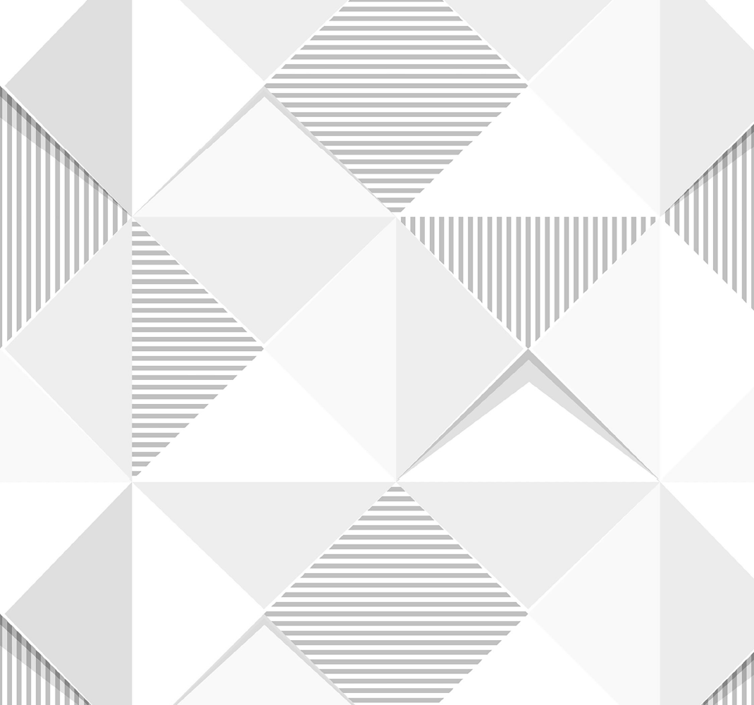 Geometric vinyl rug 3d white squares design - TenStickers